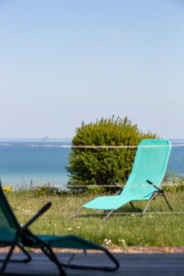 La Métairie du Vauhariot: Seaside Lodge with Mont Saint-Michel View Cancale Exterior photo